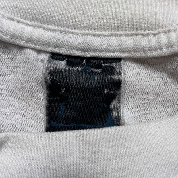 Vintage 90s Snorkel Cozumel Mexico T-Shirt White Short Sleeve Fish Vacation - Picture 6 of 7